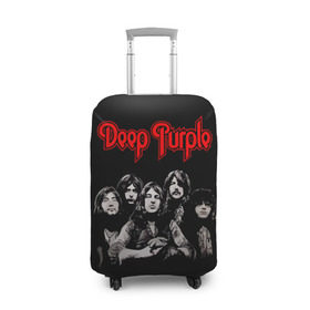 Чехол для чемодана 3D с принтом Deep Purple в Санкт-Петербурге, 86% полиэфир, 14% спандекс | двустороннее нанесение принта, прорези для ручек и колес | album | british | deep purple | england | heavy metal | rock group | альбом | англия | британская | рок группа | хеви металл