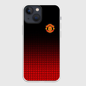 Чехол для iPhone 13 mini с принтом МАНЧЕСТЕР ЮНАЙТЕД | FCMU | MANCHESTER UNITED в Санкт-Петербурге,  |  | emirates | fc | manchester united | абстракция | геометрия | зож | клуб | линии | манчестер юнайтед | модные | мяч | россии | спорт | спортивные | стиль | тренды | футбол | футбольный клуб | экстрим | эмблема