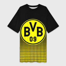 Платье-футболка 3D с принтом FC Borussia 2018 Original 1 в Санкт-Петербурге,  |  | Тематика изображения на принте: боруссия | дортмунд