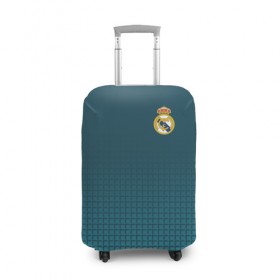 Чехол для чемодана 3D с принтом Real Madrid 2018 #14 в Санкт-Петербурге, 86% полиэфир, 14% спандекс | двустороннее нанесение принта, прорези для ручек и колес | emirates | fc | real madrid | клуб | мода | мяч | реал мадрид | экстрим | эмблема