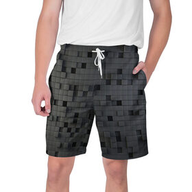 Мужские шорты 3D с принтом Cubeses в Санкт-Петербурге,  полиэстер 100% | прямой крой, два кармана без застежек по бокам. Мягкая трикотажная резинка на поясе, внутри которой широкие завязки. Длина чуть выше колен | 