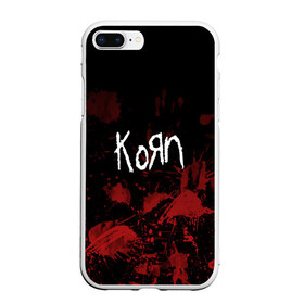 Чехол для iPhone 7Plus/8 Plus матовый с принтом Korn в Санкт-Петербурге, Силикон | Область печати: задняя сторона чехла, без боковых панелей | Тематика изображения на принте: korn | koяn | альтернативный | арвизу | гранж | грув | группа | дэвис | корн | коян | лузье | манки | метал | музыка | нюметал | панк | песни | рок | уэлч | филди | филипп | хэд | шаффер