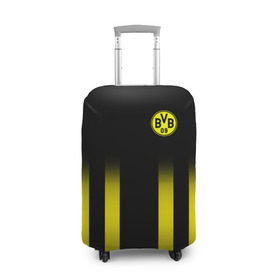 Чехол для чемодана 3D с принтом FC Borussia 2018 Line в Санкт-Петербурге, 86% полиэфир, 14% спандекс | двустороннее нанесение принта, прорези для ручек и колес | боруссия | дортмунд
