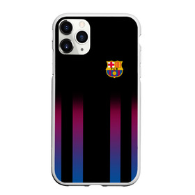 Чехол для iPhone 11 Pro матовый с принтом FC Barcelona Color Line в Санкт-Петербурге, Силикон |  | fc barcelona | fcb | барселона | спорт | спортивные | фк | футбол