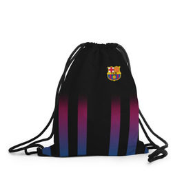 Рюкзак-мешок 3D с принтом FC Barcelona Color Line в Санкт-Петербурге, 100% полиэстер | плотность ткани — 200 г/м2, размер — 35 х 45 см; лямки — толстые шнурки, застежка на шнуровке, без карманов и подкладки | fc barcelona | fcb | барселона | спорт | спортивные | фк | футбол