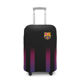 Чехол для чемодана 3D с принтом FC Barcelona Color Line в Санкт-Петербурге, 86% полиэфир, 14% спандекс | двустороннее нанесение принта, прорези для ручек и колес | fc barcelona | fcb | барселона | спорт | спортивные | фк | футбол