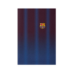 Обложка для паспорта матовая кожа с принтом FC Barcelona Gradient в Санкт-Петербурге, натуральная матовая кожа | размер 19,3 х 13,7 см; прозрачные пластиковые крепления | fc | fc barcelona | fcb | барселона | спорт | спортивные | фк | футбол