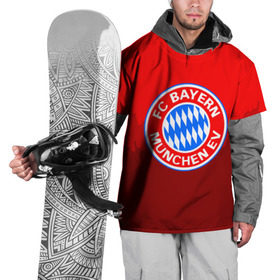 Накидка на куртку 3D с принтом FC Bayern 2018 Paints в Санкт-Петербурге, 100% полиэстер |  | bayern | fc | бавария | спорт | спортивные | фк | футбол