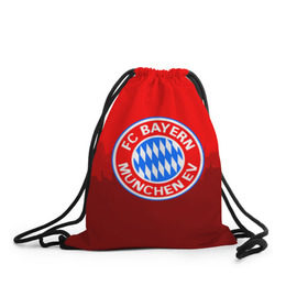 Рюкзак-мешок 3D с принтом FC Bayern 2018 Paints в Санкт-Петербурге, 100% полиэстер | плотность ткани — 200 г/м2, размер — 35 х 45 см; лямки — толстые шнурки, застежка на шнуровке, без карманов и подкладки | bayern | fc | бавария | спорт | спортивные | фк | футбол