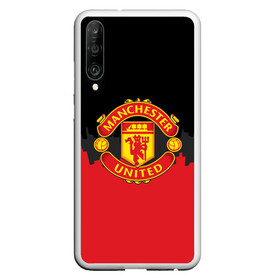 Чехол для Honor P30 с принтом Manchester United 2018 Paints в Санкт-Петербурге, Силикон | Область печати: задняя сторона чехла, без боковых панелей | Тематика изображения на принте: fc | manchester united | манчестер юнайтед | спорт | спортивные | фк | футбол