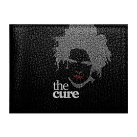 Обложка для студенческого билета с принтом The Cure в Санкт-Петербурге, натуральная кожа | Размер: 11*8 см; Печать на всей внешней стороне | Тематика изображения на принте: robert smith | rock band | the cure | uk | британия | роберт смит | рок группа