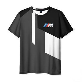 Мужская футболка 3D с принтом BMW Sport Design в Санкт-Петербурге, 100% полиэфир | прямой крой, круглый вырез горловины, длина до линии бедер | bmw | автомобильные | бмв | машины