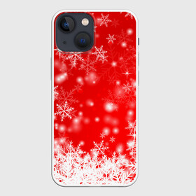Чехол для iPhone 13 mini с принтом Новогоднее чудо 2 в Санкт-Петербурге,  |  | новый год | снег | снежинки