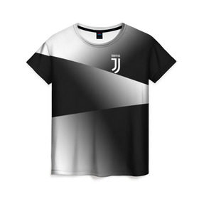 Женская футболка 3D с принтом Juventus 2018 Original #9 в Санкт-Петербурге, 100% полиэфир ( синтетическое хлопкоподобное полотно) | прямой крой, круглый вырез горловины, длина до линии бедер | fc | juventus | спорт | спортивные | футбол | футбольный клуб | ювентус
