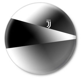 Значок с принтом Juventus 2018 Original #9 в Санкт-Петербурге,  металл | круглая форма, металлическая застежка в виде булавки | Тематика изображения на принте: fc | juventus | спорт | спортивные | футбол | футбольный клуб | ювентус