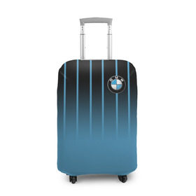 Чехол для чемодана 3D с принтом BMW Brand Colors в Санкт-Петербурге, 86% полиэфир, 14% спандекс | двустороннее нанесение принта, прорези для ручек и колес | 