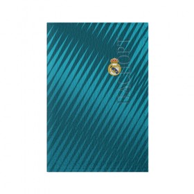 Обложка для паспорта матовая кожа с принтом Real Madrid 2018 Sportwear в Санкт-Петербурге, натуральная матовая кожа | размер 19,3 х 13,7 см; прозрачные пластиковые крепления | Тематика изображения на принте: 