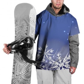 Накидка на куртку 3D с принтом Зима в Санкт-Петербурге, 100% полиэстер |  | Тематика изображения на принте: елка | новый год | снег | снежинки
