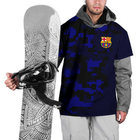 Накидка на куртку 3D с принтом FC Barca 2018 Military Sport в Санкт-Петербурге, 100% полиэстер |  | Тематика изображения на принте: fc | fc barcelona | fcb |   | барселона | спорт | спортивные | фк | футбол