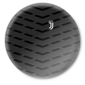 Значок с принтом Juventus 2018 Gery Sport в Санкт-Петербурге,  металл | круглая форма, металлическая застежка в виде булавки | Тематика изображения на принте: cr7 | fc juventus | football | juve | juventus | ronaldo | sport | роналдо | спорт | футбол | ювентус