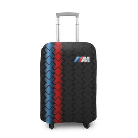 Чехол для чемодана 3D с принтом BMW Premium в Санкт-Петербурге, 86% полиэфир, 14% спандекс | двустороннее нанесение принта, прорези для ручек и колес | bmw | автомобильные | бмв | машины