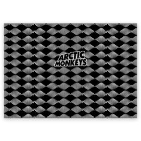 Поздравительная открытка с принтом Arctic Monkeys в Санкт-Петербурге, 100% бумага | плотность бумаги 280 г/м2, матовая, на обратной стороне линовка и место для марки
 | 