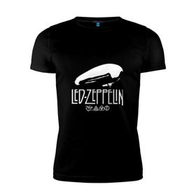 Мужская футболка премиум с принтом Led Zeppelin дирижабль в Санкт-Петербурге, 92% хлопок, 8% лайкра | приталенный силуэт, круглый вырез ворота, длина до линии бедра, короткий рукав | led | led zeppelin | блюз | группа | джимми пейдж | джон генри бонэм | джон пол джонс | лед зепелен | лед зеппелин | метал | роберт плант | рок | тяжелый | фолк | хард | хардрок | хеви | хевиметал