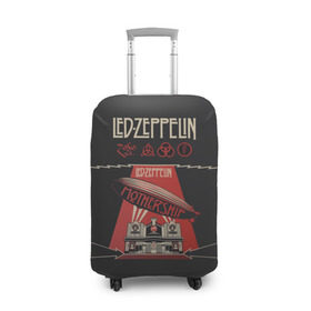 Чехол для чемодана 3D с принтом Led Zeppelin в Санкт-Петербурге, 86% полиэфир, 14% спандекс | двустороннее нанесение принта, прорези для ручек и колес | led | led zeppelin | блюз | группа | джимми пейдж | джон генри бонэм | джон пол джонс | лед зепелен | лед зеппелин | метал | роберт плант | рок | тяжелый | фолк | хард | хардрок | хеви | хевиметал