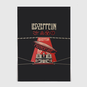 Постер с принтом Led Zeppelin в Санкт-Петербурге, 100% бумага
 | бумага, плотность 150 мг. Матовая, но за счет высокого коэффициента гладкости имеет небольшой блеск и дает на свету блики, но в отличии от глянцевой бумаги не покрыта лаком | Тематика изображения на принте: led | led zeppelin | блюз | группа | джимми пейдж | джон генри бонэм | джон пол джонс | лед зепелен | лед зеппелин | метал | роберт плант | рок | тяжелый | фолк | хард | хардрок | хеви | хевиметал