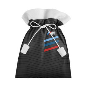 Подарочный 3D мешок с принтом BMW Tricolor Sport в Санкт-Петербурге, 100% полиэстер | Размер: 29*39 см | bmw | автомобильные | бмв | машины