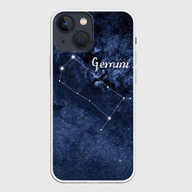 Чехол для iPhone 13 mini с принтом Близнецы (Gemini) в Санкт-Петербурге,  |  | gemini | близнецы | звезды | знаки зодиака | космос | созвездие