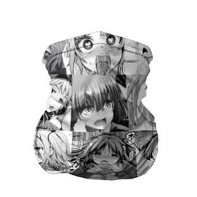 Бандана-труба 3D с принтом Faces from Hentai в Санкт-Петербурге, 100% полиэстер, ткань с особыми свойствами — Activecool | плотность 150‒180 г/м2; хорошо тянется, но сохраняет форму | ahegao | anime | kodome | manga | senpai | аниме | анимэ | ахегао | кодоме | манга | меха | сенпай | юри | яой