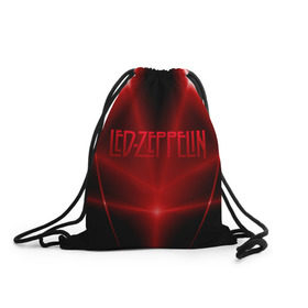 Рюкзак-мешок 3D с принтом Led Zeppelin в Санкт-Петербурге, 100% полиэстер | плотность ткани — 200 г/м2, размер — 35 х 45 см; лямки — толстые шнурки, застежка на шнуровке, без карманов и подкладки | 