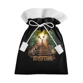 Подарочный 3D мешок с принтом Led Zeppelin в Санкт-Петербурге, 100% полиэстер | Размер: 29*39 см | Тематика изображения на принте: led zeppelin | джимми пейдж | джон генри бонэм | джон пол джонс | лед зеппелин | роберт плант
