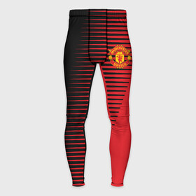 Мужские тайтсы 3D с принтом F.C.M.U 2018 Creative Uniform в Санкт-Петербурге,  |  | fc | manchester united | манчестер юнайтед | спорт | спортивные | фк | футбол | футбольный клуб