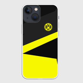 Чехол для iPhone 13 mini с принтом Borussia 2018 Geometry Sport в Санкт-Петербурге,  |  | fc |  borussia dortmund | боруссия | спорт | спортивные | фк | футбол | футбольный клуб