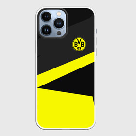 Чехол для iPhone 13 Pro Max с принтом Borussia 2018 Geometry Sport в Санкт-Петербурге,  |  | fc |  borussia dortmund | боруссия | спорт | спортивные | фк | футбол | футбольный клуб