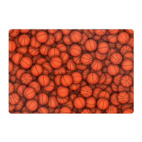 Магнитный плакат 3Х2 с принтом Баскетбольные мячи в Санкт-Петербурге, Полимерный материал с магнитным слоем | 6 деталей размером 9*9 см | basketball | баскетбол | мяч | мячик | оранжевый | паттерн | спорт | текстура