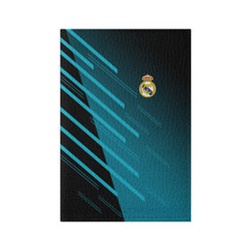 Обложка для паспорта матовая кожа с принтом Real Madrid Creative uniform в Санкт-Петербурге, натуральная матовая кожа | размер 19,3 х 13,7 см; прозрачные пластиковые крепления | fc | real madrid | реал мадрид | спорт | спортивные | фк | футбол | футбольный клуб