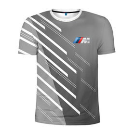 Мужская футболка 3D спортивная с принтом BMW 2018 M Sport в Санкт-Петербурге, 100% полиэстер с улучшенными характеристиками | приталенный силуэт, круглая горловина, широкие плечи, сужается к линии бедра | bmw | автомобильные | бмв | машины