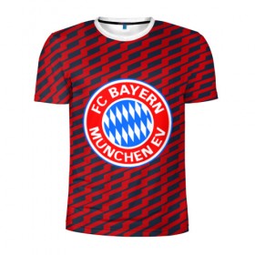 Мужская футболка 3D спортивная с принтом FC Bayern 2018 Creative в Санкт-Петербурге, 100% полиэстер с улучшенными характеристиками | приталенный силуэт, круглая горловина, широкие плечи, сужается к линии бедра | bayern | fc | бавария | спорт | спортивные | фк | футбол | футбольный клуб