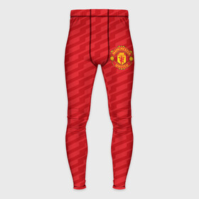 Мужские тайтсы 3D с принтом F.C.M.U 2018 Creative Uniform в Санкт-Петербурге,  |  | fc | manchester united | манчестер юнайтед | спорт | спортивные | фк | футбол | футбольный клуб