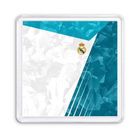 Магнит 55*55 с принтом Real Madrid 2018 Abstract в Санкт-Петербурге, Пластик | Размер: 65*65 мм; Размер печати: 55*55 мм | fc | real madrid | реал мадрид | спорт | спортивные | фк | футбол | футбольный клуб