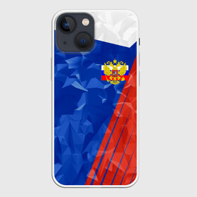 Чехол для iPhone 13 mini с принтом RUSSIA   Tricolor Collection в Санкт-Петербурге,  |  | russia | герб | россия | триколор | флаг