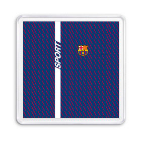 Магнит 55*55 с принтом FC Barca 2018 Creative uniform в Санкт-Петербурге, Пластик | Размер: 65*65 мм; Размер печати: 55*55 мм | fc | fc barcelona | fcb | барселона | спорт | спортивные | фк | футбол | футбольный клуб