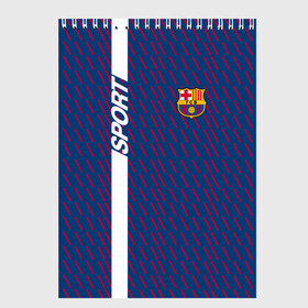 Скетчбук с принтом FC Barca 2018 Creative uniform в Санкт-Петербурге, 100% бумага
 | 48 листов, плотность листов — 100 г/м2, плотность картонной обложки — 250 г/м2. Листы скреплены сверху удобной пружинной спиралью | fc | fc barcelona | fcb | барселона | спорт | спортивные | фк | футбол | футбольный клуб