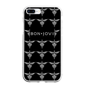 Чехол для iPhone 7Plus/8 Plus матовый с принтом Bon Jovi в Санкт-Петербурге, Силикон | Область печати: задняя сторона чехла, без боковых панелей | bon | jovi | бон | джови