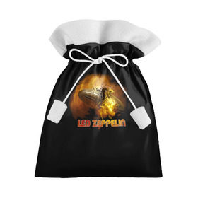 Подарочный 3D мешок с принтом Led Zeppelin в Санкт-Петербурге, 100% полиэстер | Размер: 29*39 см | Тематика изображения на принте: led zeppelin | джимми пейдж | джон генри бонэм | джон пол джонс | лед зепелен | лед зеппелин | роберт плант | рок группа