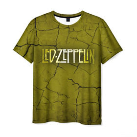 Мужская футболка 3D с принтом Led Zeppelin в Санкт-Петербурге, 100% полиэфир | прямой крой, круглый вырез горловины, длина до линии бедер | Тематика изображения на принте: led zeppelin | группа | джимми пейдж | джон генри бонэм | джон пол джонс | лед зепелен | лед зеппелин | роберт плант | рок