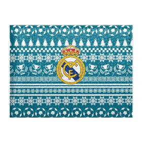Обложка для студенческого билета с принтом Ronaldo 7 Новогодний в Санкт-Петербурге, натуральная кожа | Размер: 11*8 см; Печать на всей внешней стороне | fc | real madrid | реал мадрид | спорт | спортивные | фк | футбол | футбольный клуб